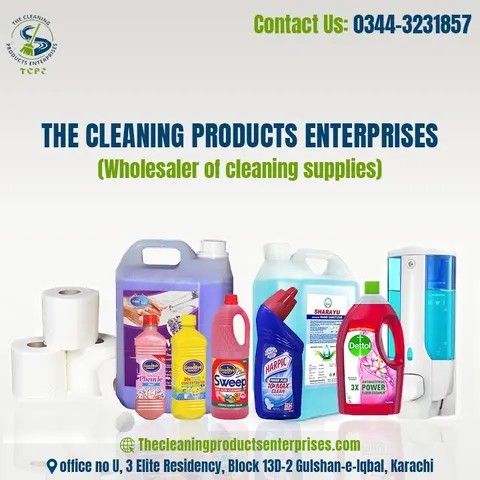 The Cleaning Products Enterprises(Cleaning Material Supplier Wholesaler) in Karachi, Sindh
