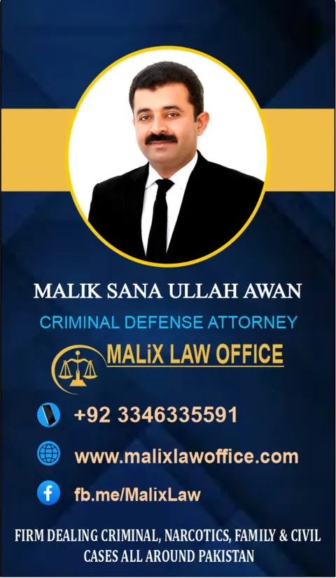 Advocate Malik Sana Ullah Awan – Family & Criminal Lawyer Faisalabad in Faisalabad, Punjab