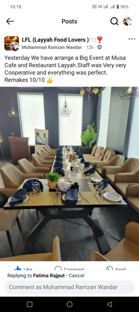 MUSA Cafe & Restaurant in Layyah, Punjab
