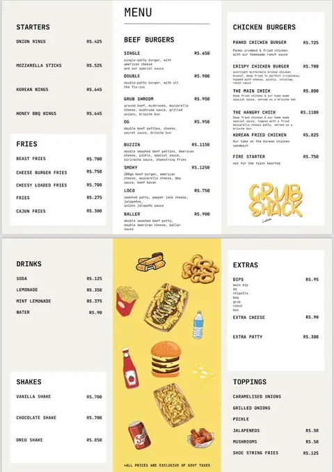 Grub shack in Lahore, Punjab