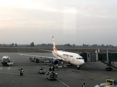 Sialkot International Airport in Sambrial, Punjab