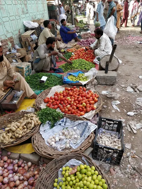 New Sabzi Mandi in Khanewal, Punjab