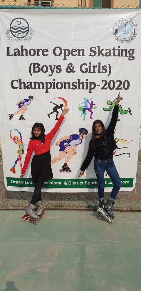 Sajawal skating club in Lahore, Punjab