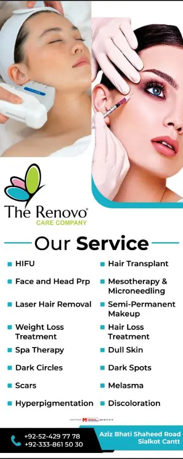 The Renovo by Al-Zehra Aesthetics in Sialkot, Punjab