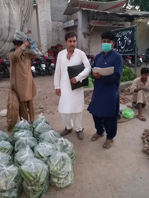 Sabzi Mandi in Sahiwal, Punjab