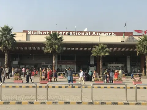 Sialkot International Airport in Sambrial, Punjab