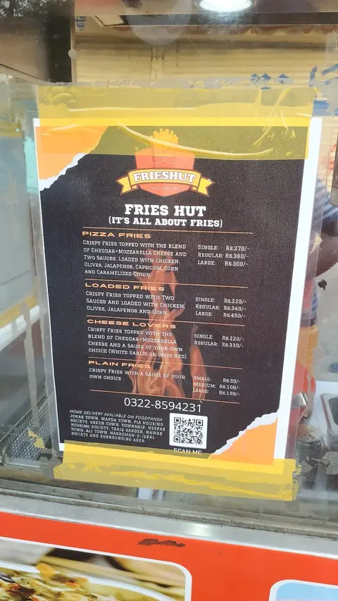 FRIES HUT (Its All About Fries) in Lahore, Punjab
