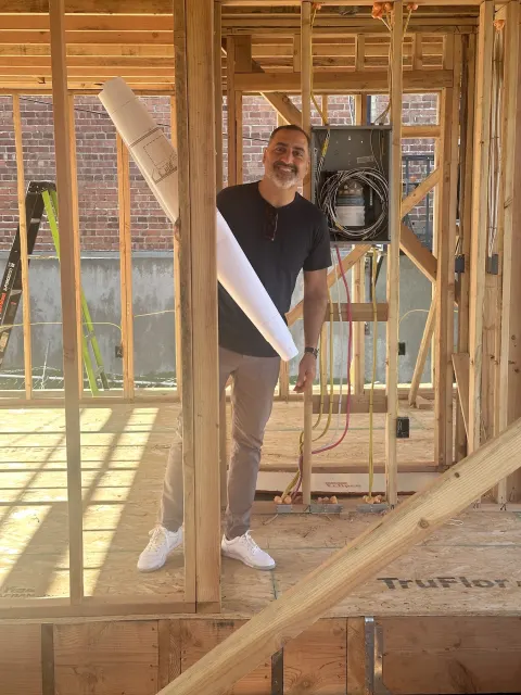 ADU framing and electrical rough-in by the LADU team in Los Angeles, CA