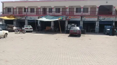 Sunny Market in Talagang, Punjab