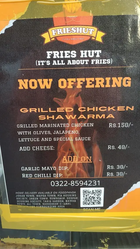 FRIES HUT (Its All About Fries) in Lahore, Punjab