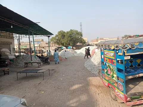 غلہ منڈی Grain Market in Khanewal, Punjab