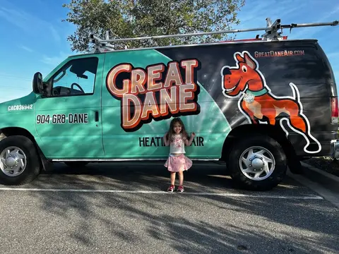 Great Dane Heating & Air at work
