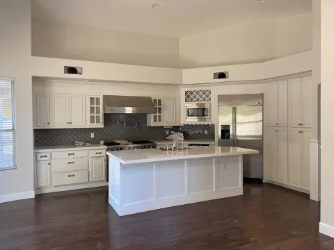 Cabinet painting and refinishing in a Tucson kitchen