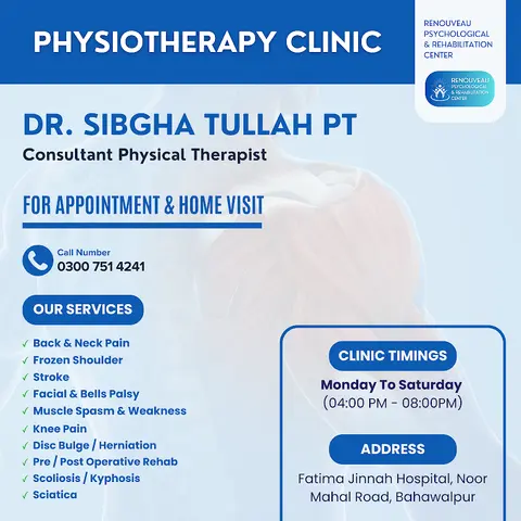 Renouveau Psychological & Physiotherapy Center in Bahawalpur, Punjab