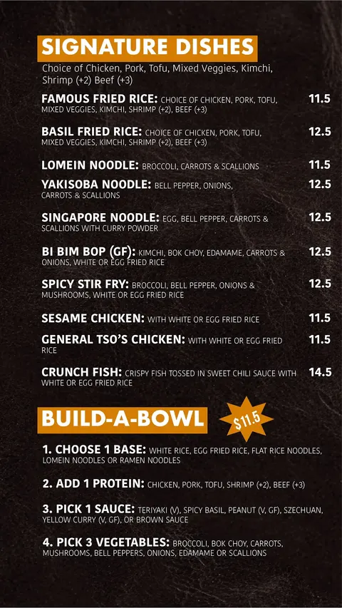 Menu at City Wok, Sandy Springs, GA