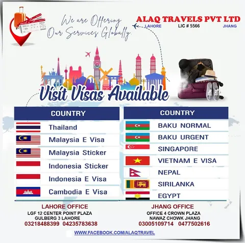 Alaq Travels and Tours Pvt Ltd in Jhang, Punjab