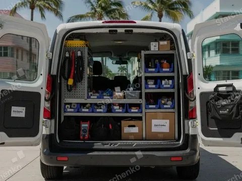 Starchenko Appliance Repair service van