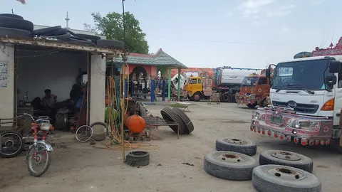 Ehsan Filling Station in Talagang, Punjab