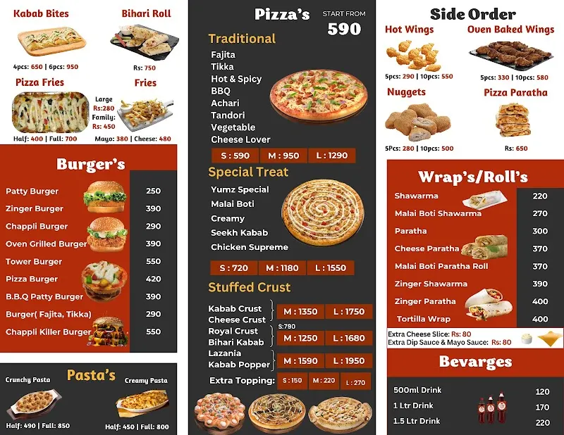 Yumz Cafe Burewala, Staple Food Package in Burewala