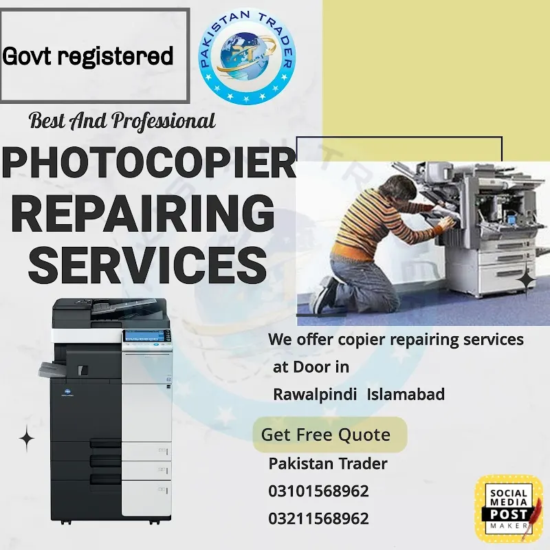 PAKISTAN TRADER, Copier Repair Service in Rawalpindi