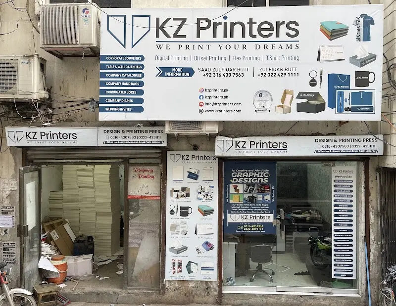 KZ Printers | Printing & Packaging Experts, Screen Printing Supply Store in Lahore