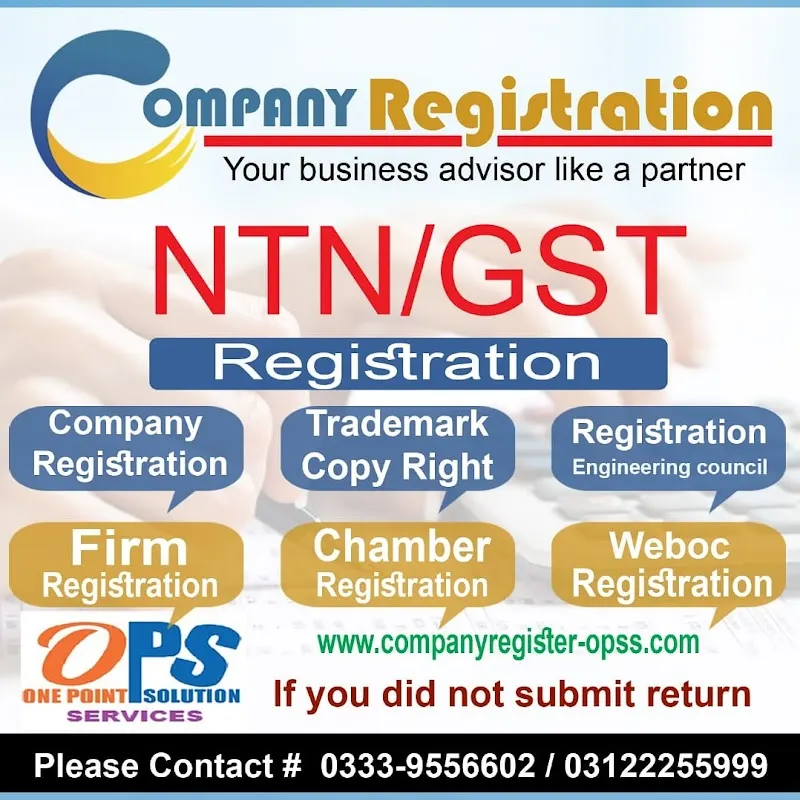 Company Registration & Tax Returns in Islamabad & Rawalpindi. Foreigners Chinese SECP, Firm, NTN, PSEB, GST, PSW Import., Tax Consultant in Islamabad