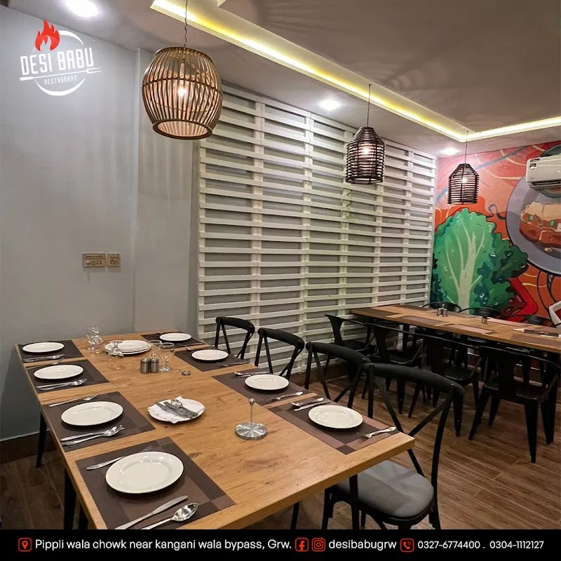 Desi Babu, Baden Restaurant in Gujranwala