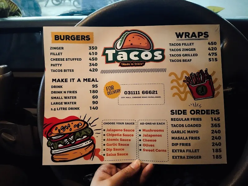 Tacos, Taco Restaurant in Faisalabad