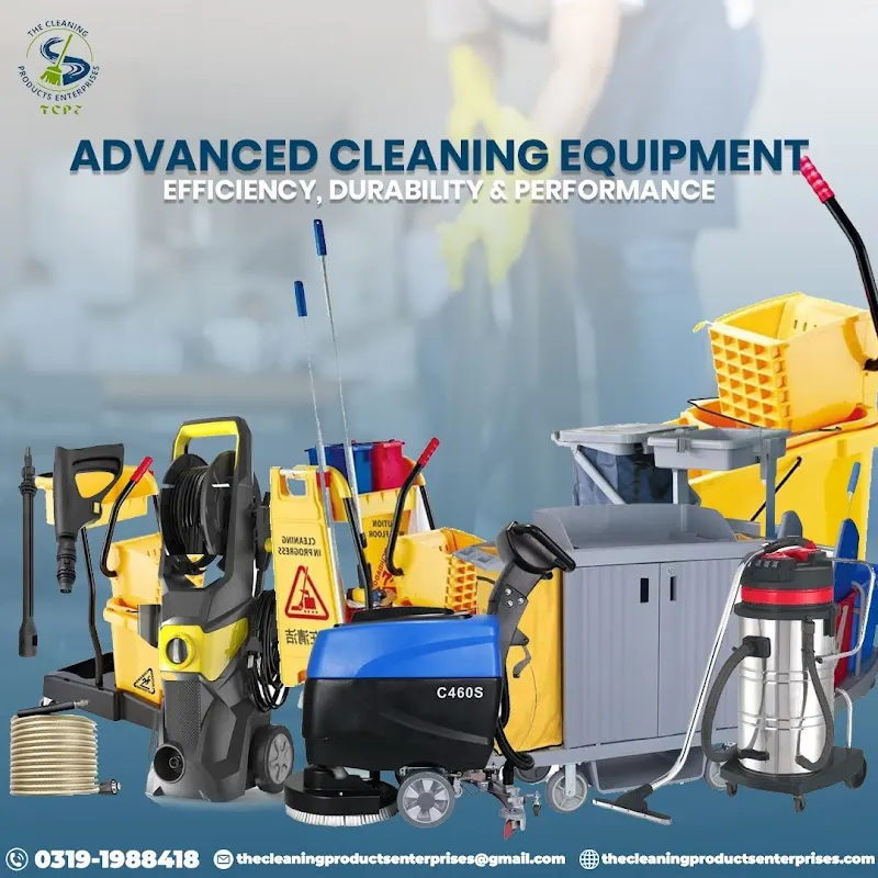 The Cleaning Products Enterprises(Cleaning Material Supplier Wholesaler), Janitorial Equipment Supplier in Karachi