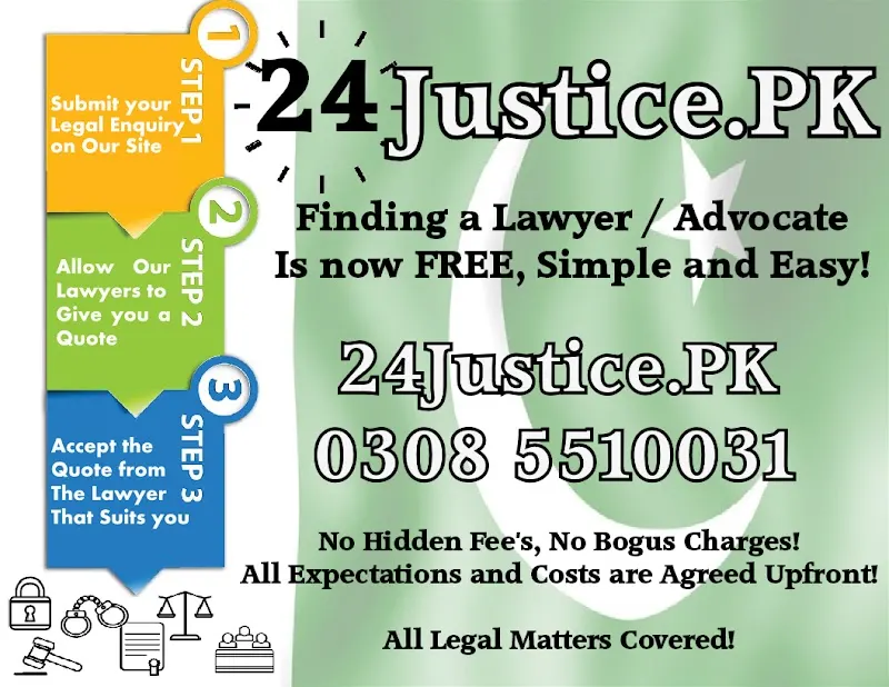 24Justice Online Lawyers in Pakistan, Insurance Attorney in Lahore