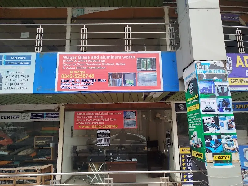 Waqar Glass and aluminum (Home & Office Repairing) (Door to Door Services), Glass & Mirror Shop in Islamabad