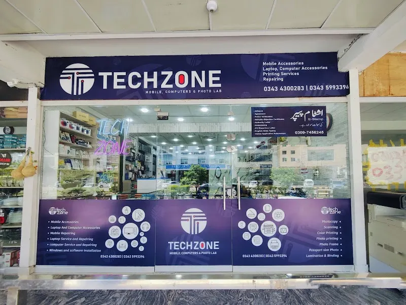 Tech Zone Mobile, Computers and Photo Lab, Copier Repair Service in Rawalpindi