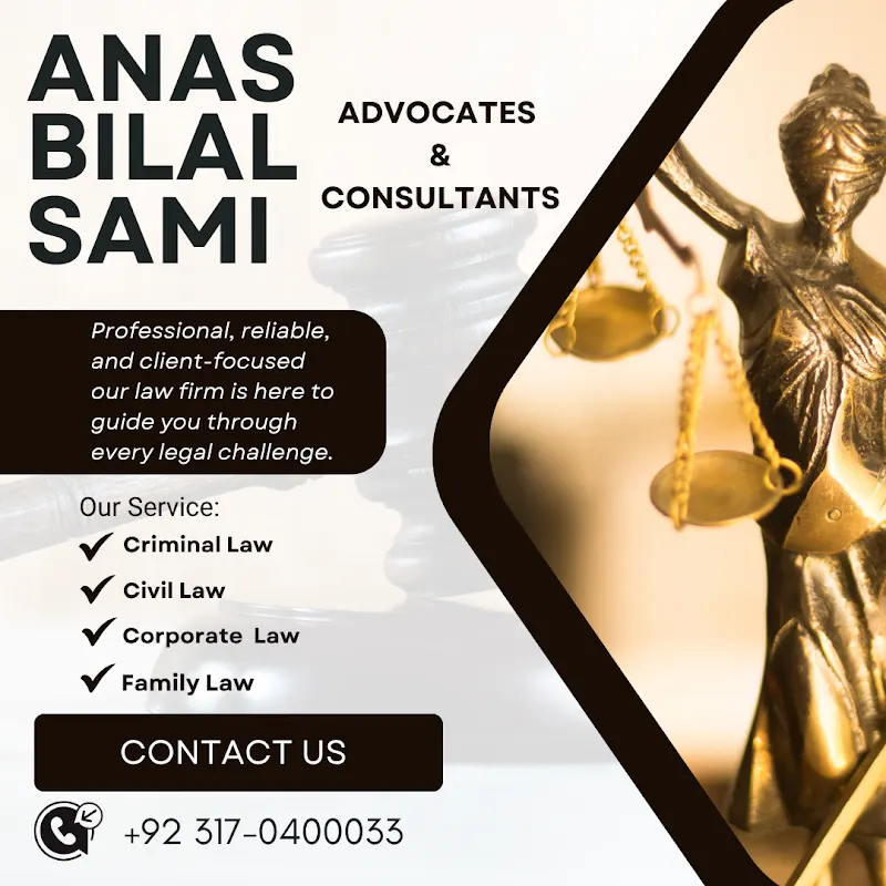 Anas Bilal Sami Advocates & Consultants, Employment Attorney in Multan