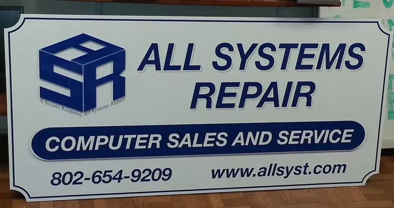 All Systems Repair, Computer Repair Service in Winooski
