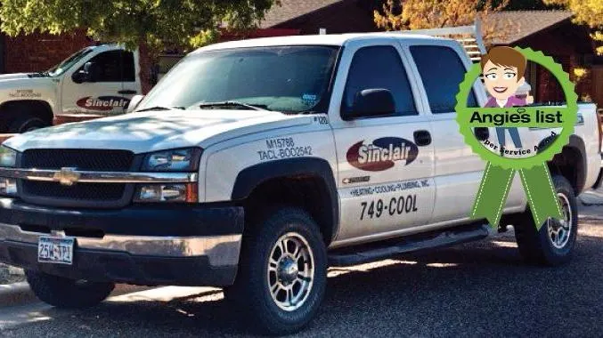 Sinclair Heating, Cooling, Plumbing, Inc., HVAC Repair in Lubbock