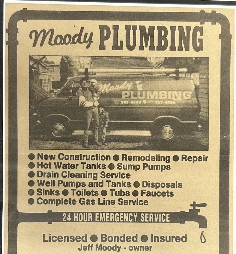 Moody Plumbing, plumber in Warren