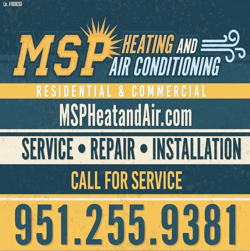 MSP HEATING AND AIR CONDITIONING, HVAC Repair in Jurupa Valley