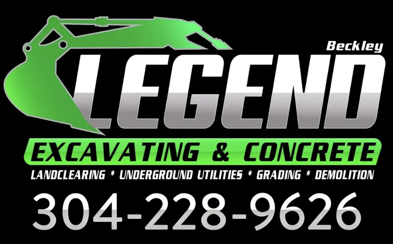 Legend Excavating & Concrete, Concrete Contractor in Shady Spring