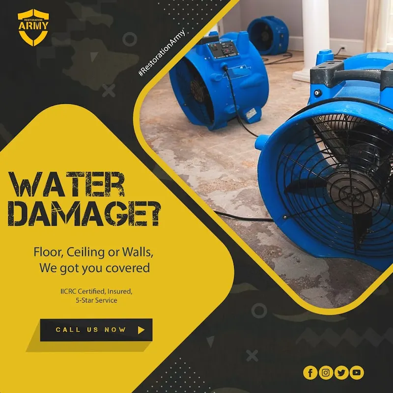 Restoration Army, water damage restoration service in Orlando