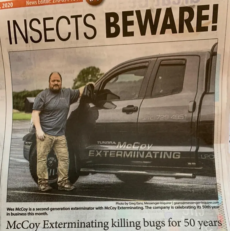 McCoy Exterminating,Inc., pest control service in Philpot