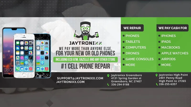 Jaytronixx Phone Repair Greensboro, Mobile Phone Repair in Greensboro