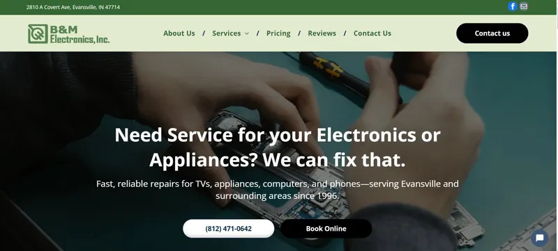 B & M Electronics, Electronics Repair Shop in Covert Ave