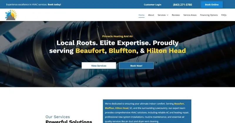 Pinnacle Heating & Air, HVAC Repair in Beaufort