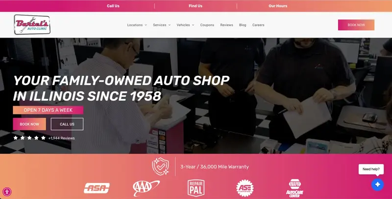 Bartel's Auto Clinic, Auto Repair in Carol Stream
