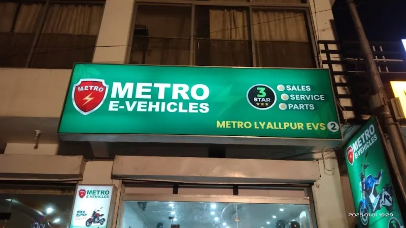 Metro Lyallpur EVs2, Electric Motorcycle Dealer in Faisalabad