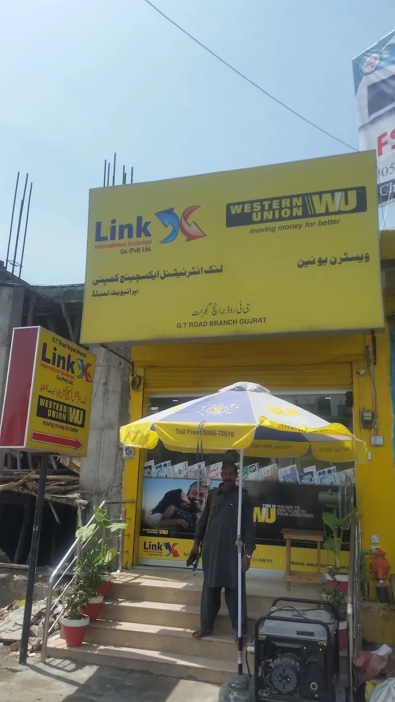 Link International Exchange Co (Pvt) Ltd Center Point Plaza, Gujrat.